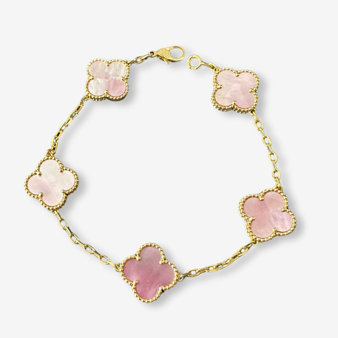 Clover Armband Roze