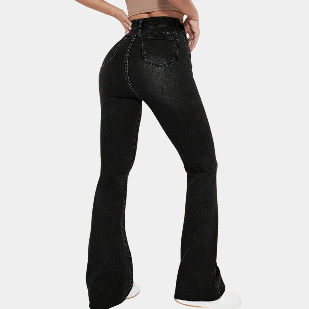 MADISON - Gewassen Flared Jeans