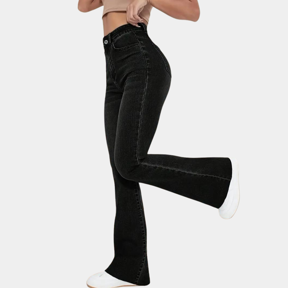 MADISON - Gewassen Flared Jeans