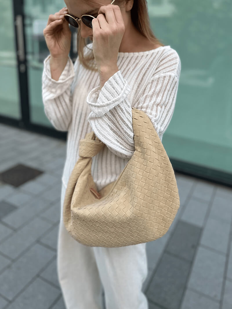 Valentina - Suède Tas Medium