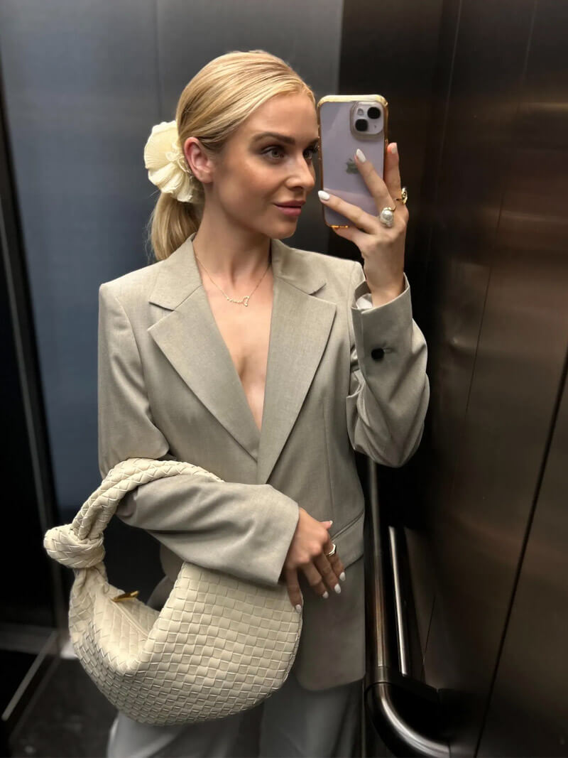 Valentina - Suède Tas Medium