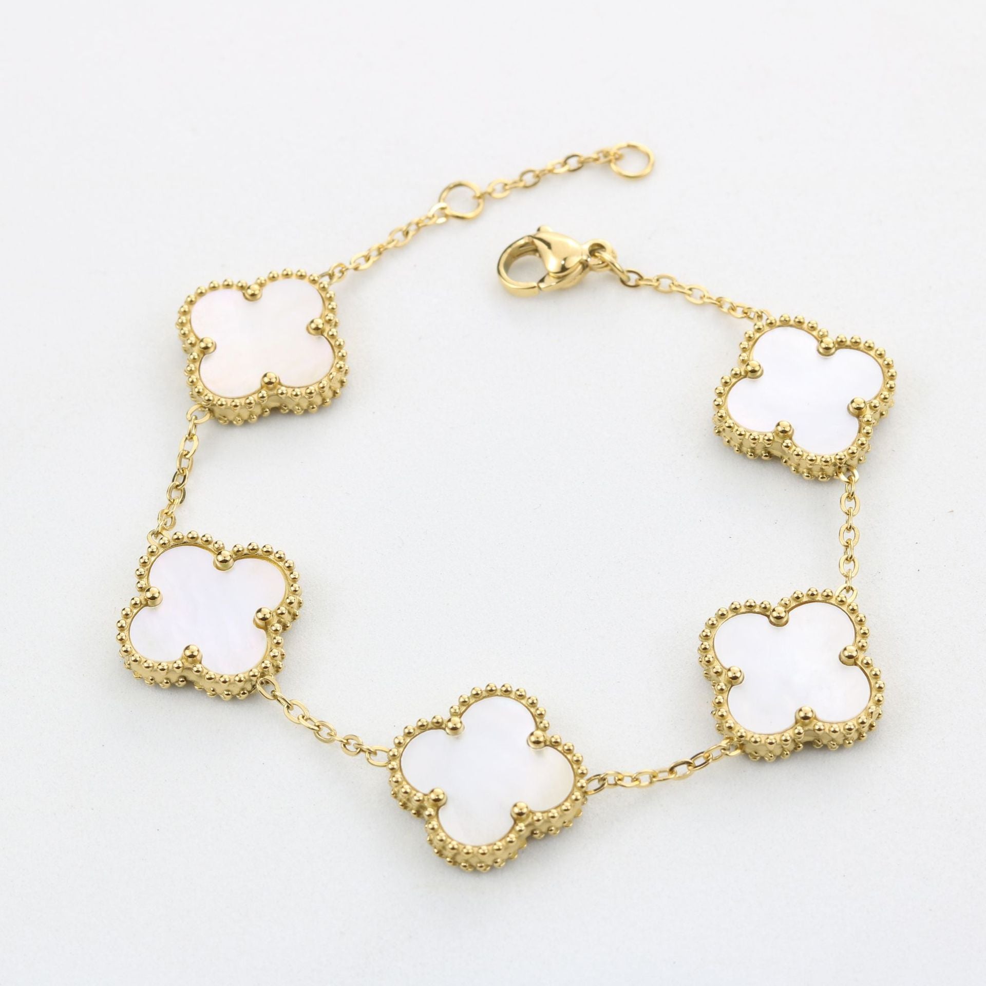 Clover Armband Wit