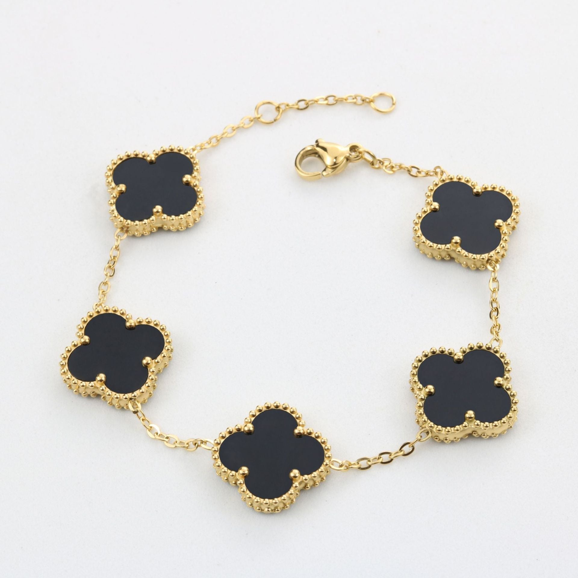 Clover Armband Zwart